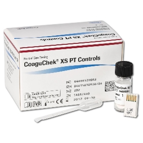 CoaguCheck XS PT controls