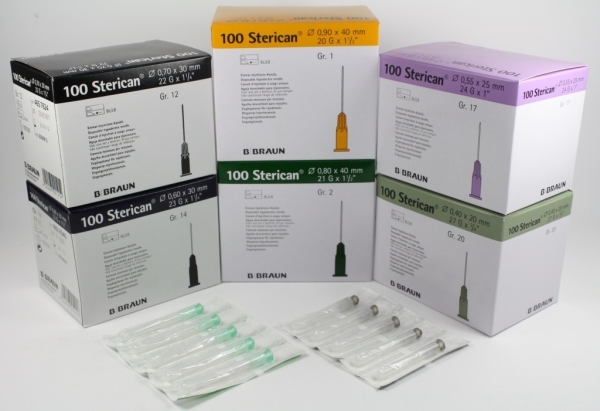 Sterican-Kanülen Sondergrößen
